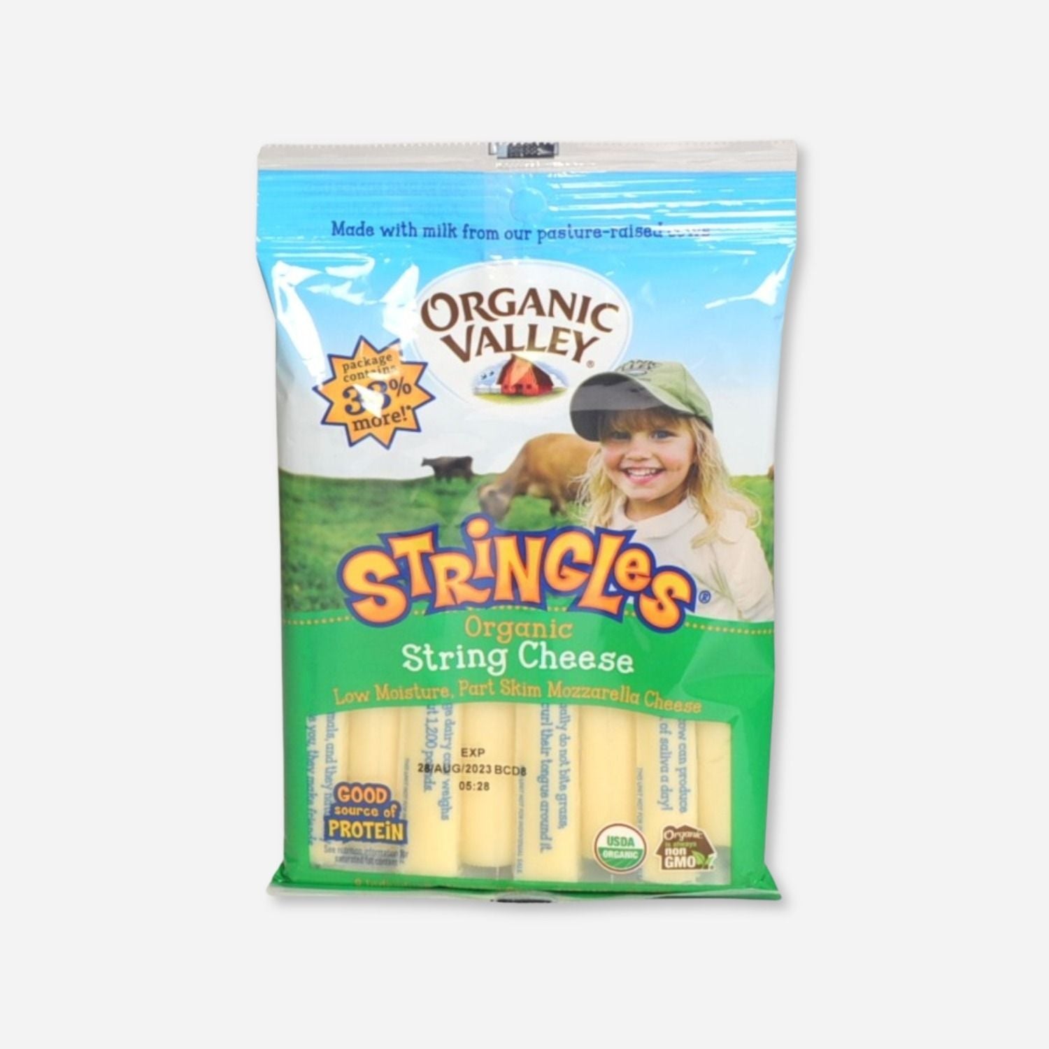 Mozzarella Stringles Organic String Cheese