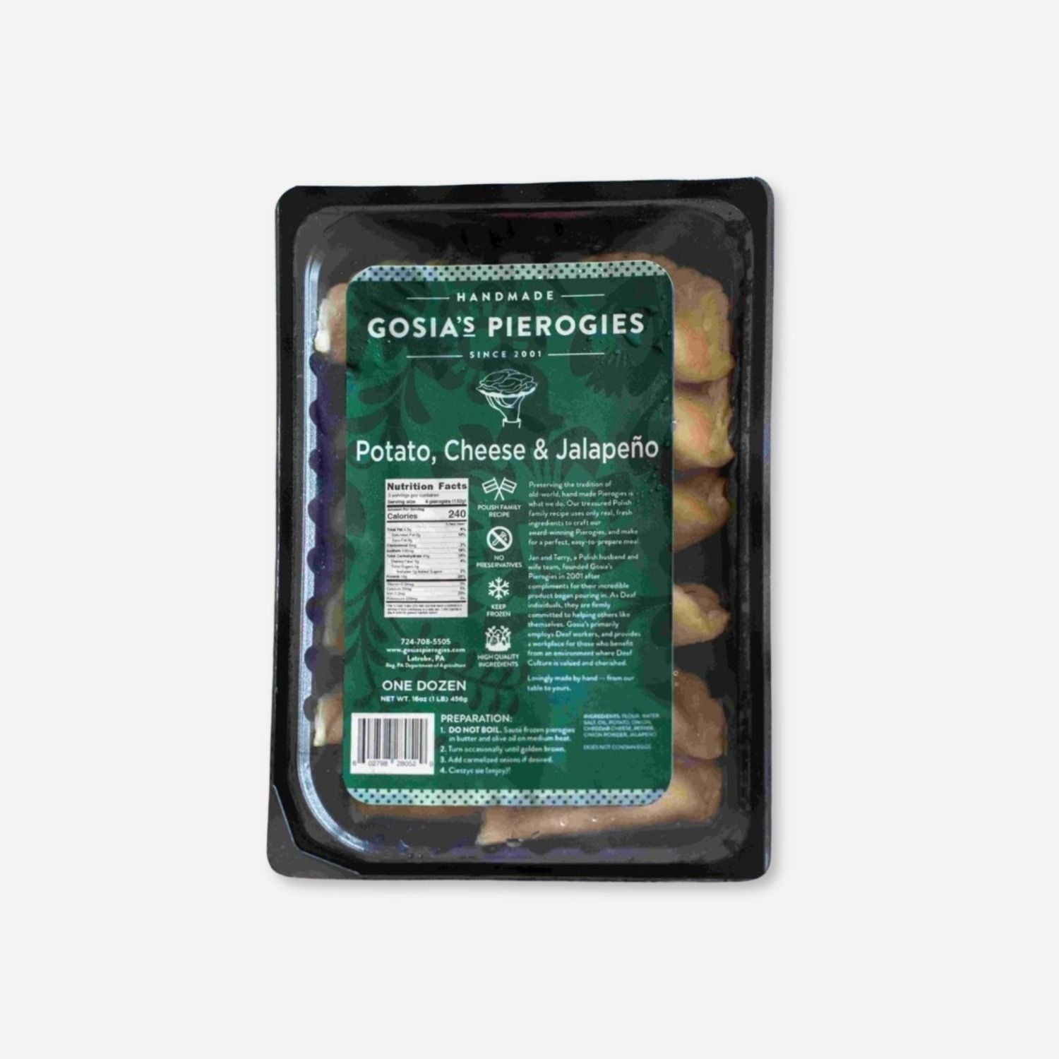 Jalapeno & Cheese Pierogies