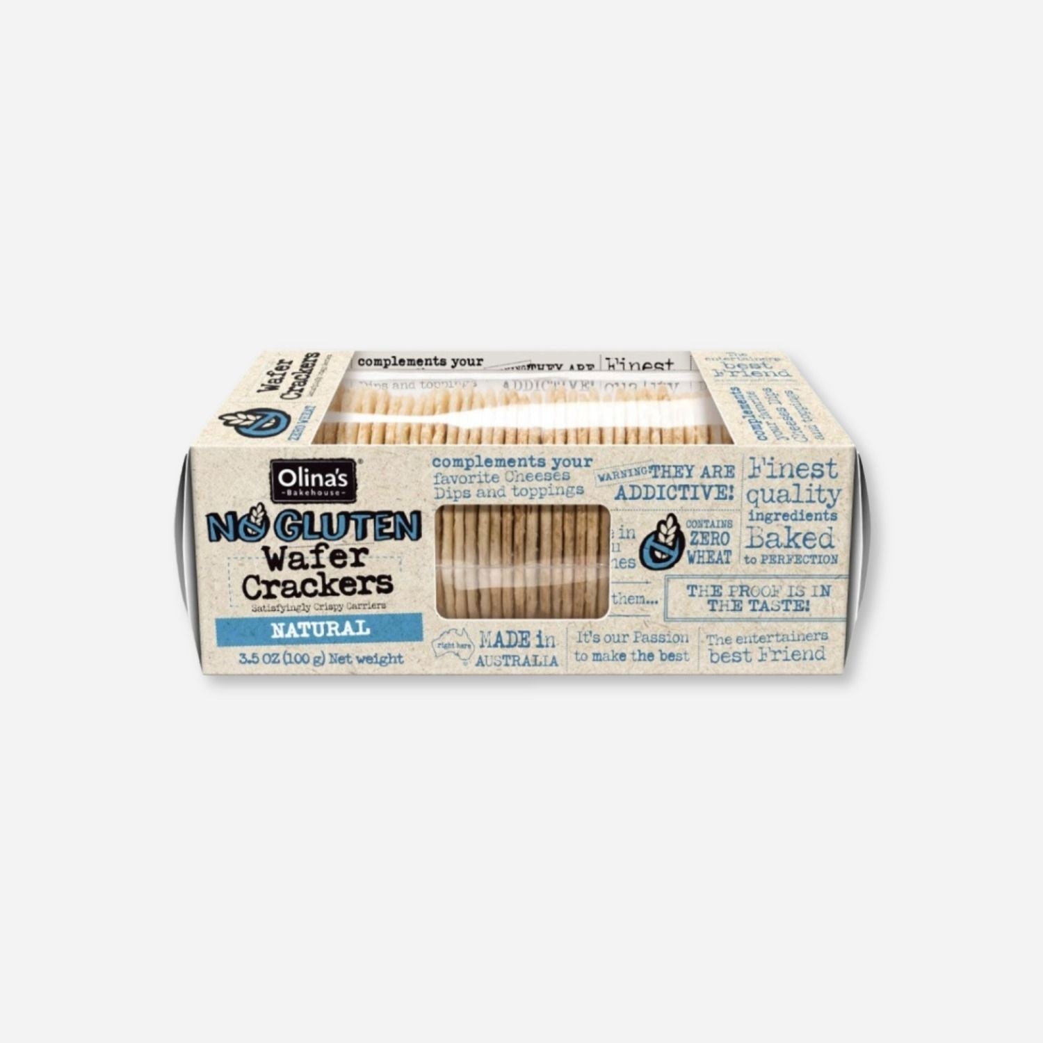 Gluten Free Wafer Crackers-Natural