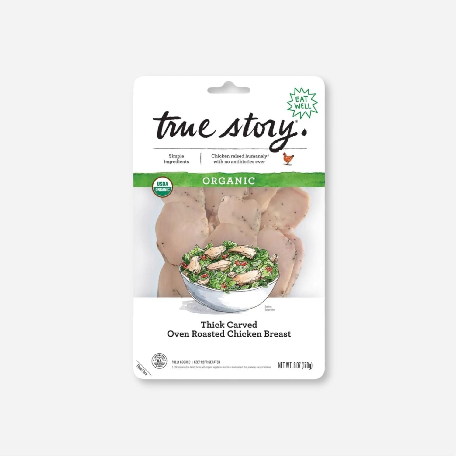 Organic Thick Carved Chicken Breast