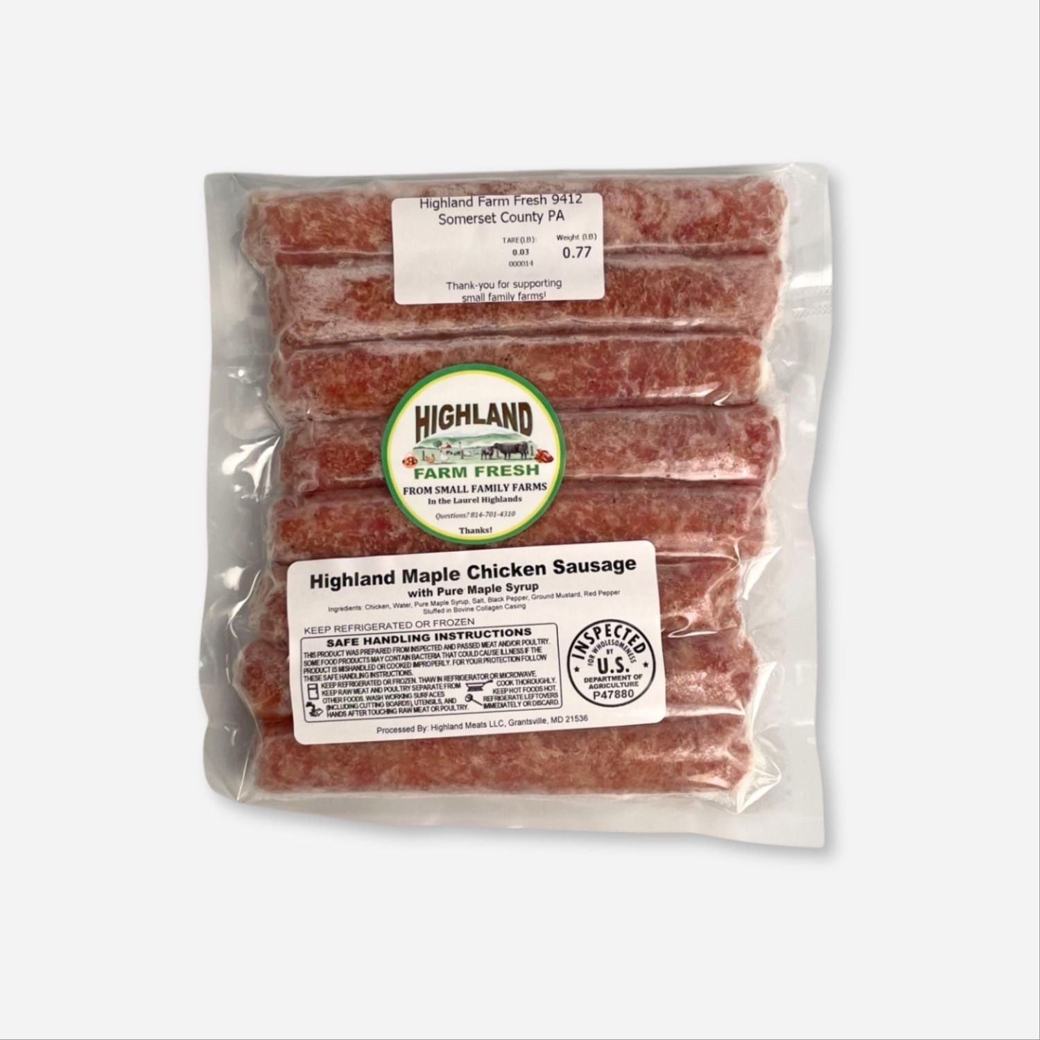 Chicken Breakfast Maple Sausage
