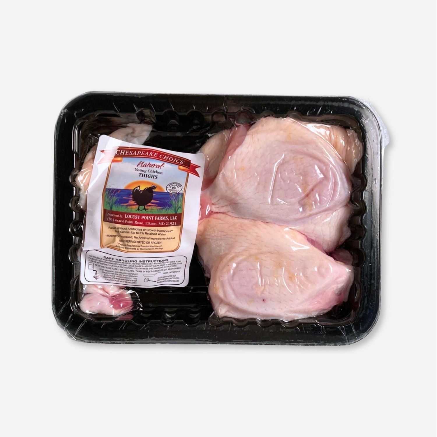 Chicken Thighs, Bone-in Skin-on