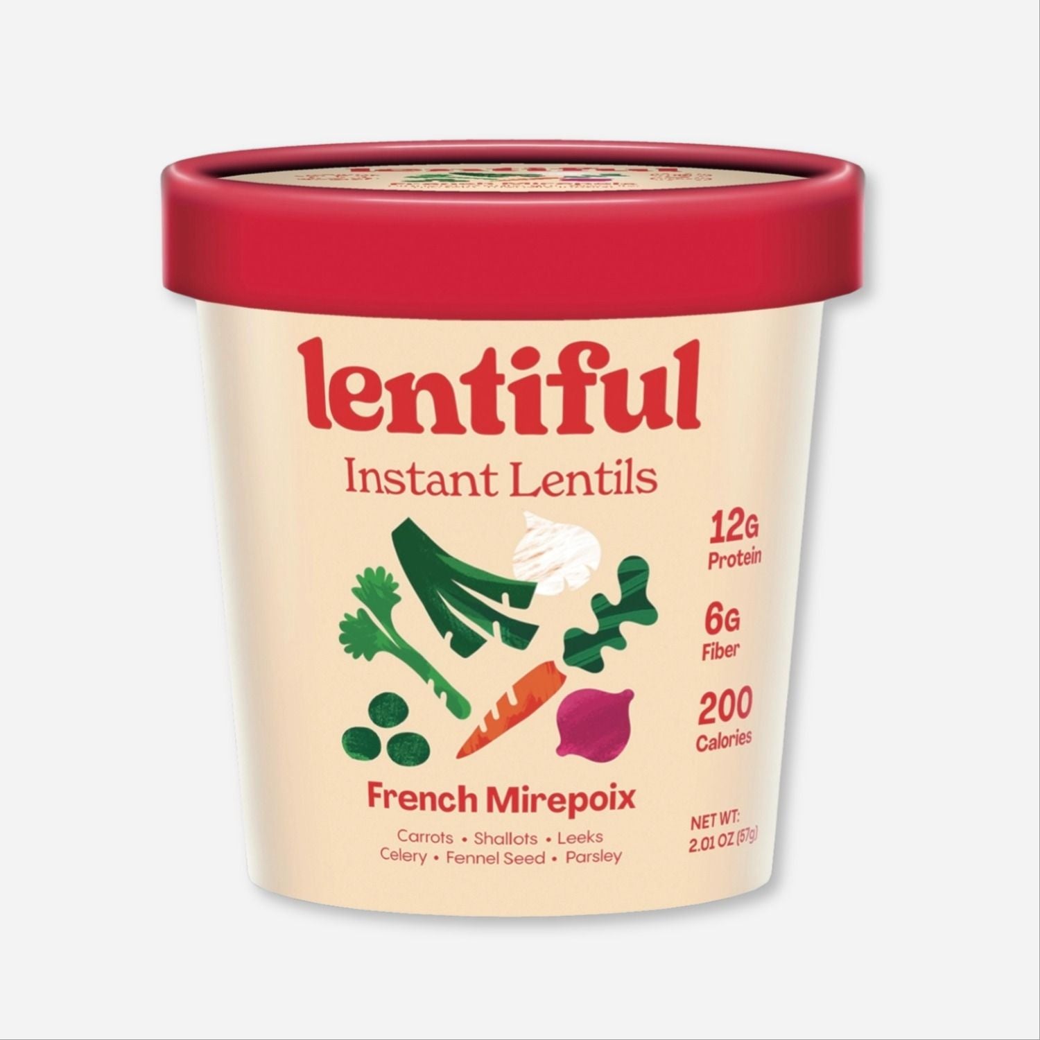 French Mirepoix Instant Lentils