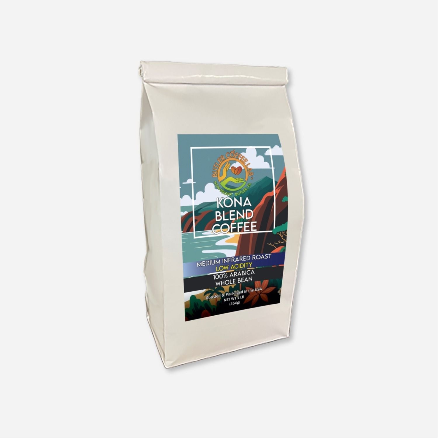 Kona Blend - Medium Roast Whole Bean Coffee