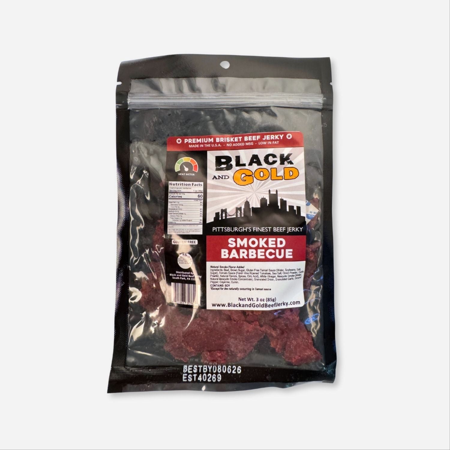 Smoked Barbeque Beef Jerky