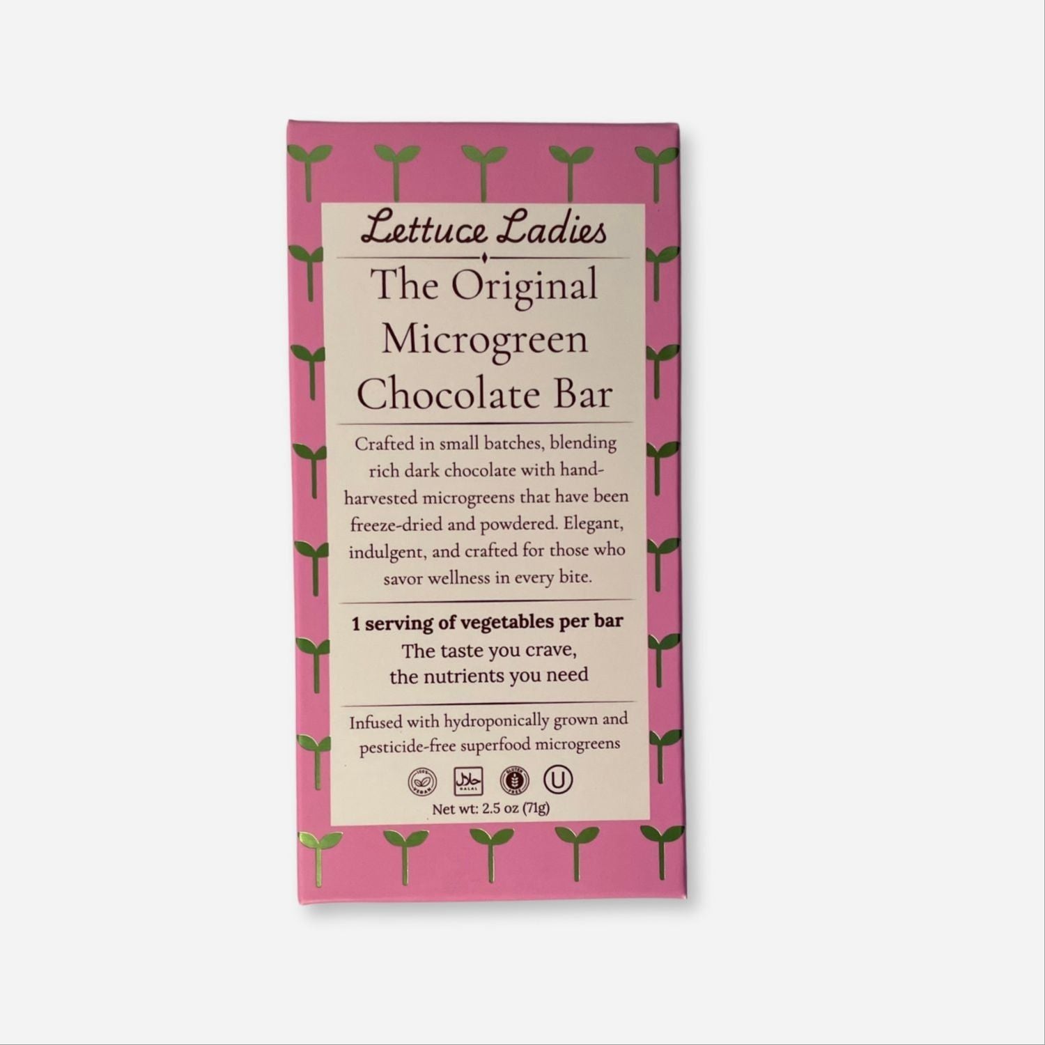 Microgreen Chocolate Bar