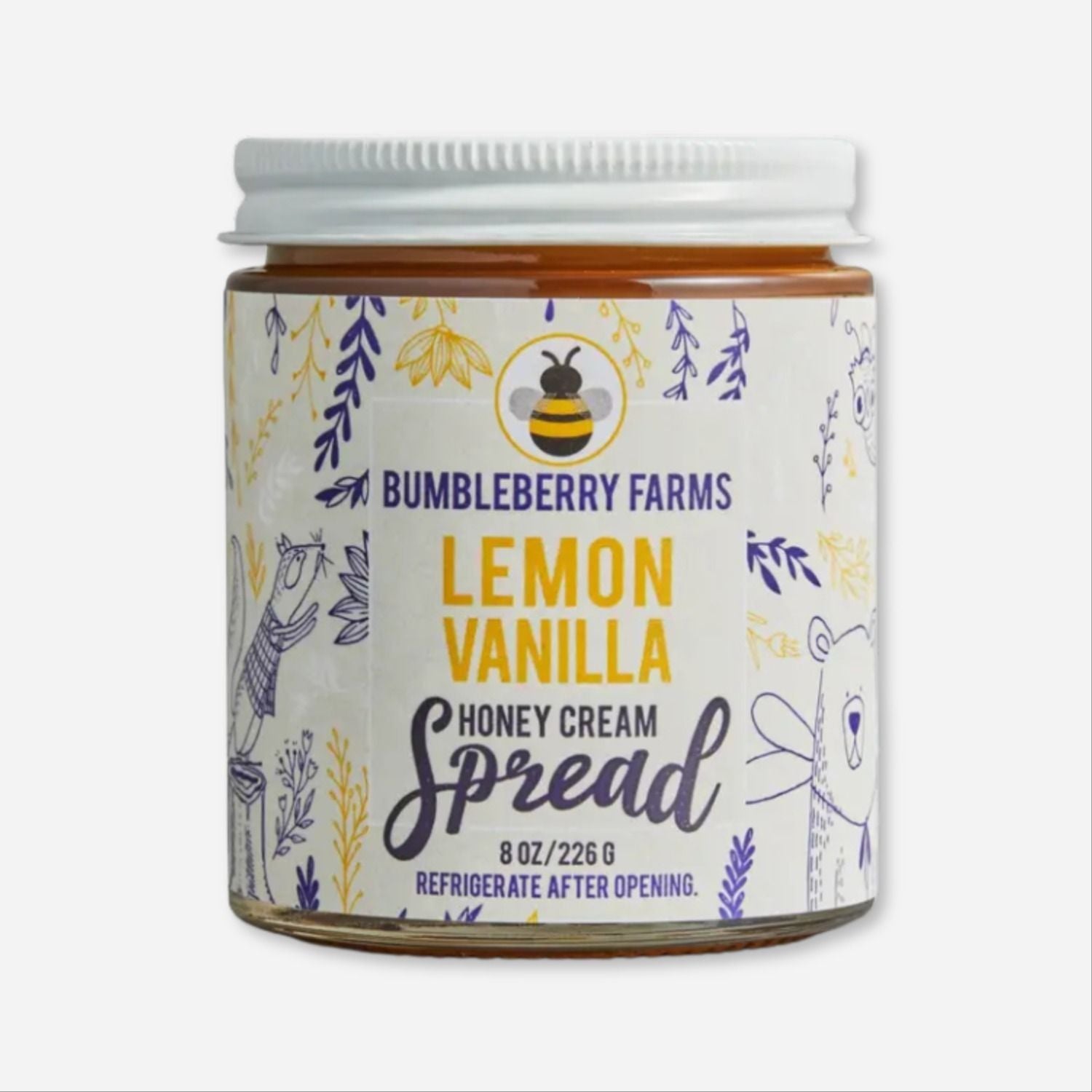 Lemon Vanilla Honey Cream Spread