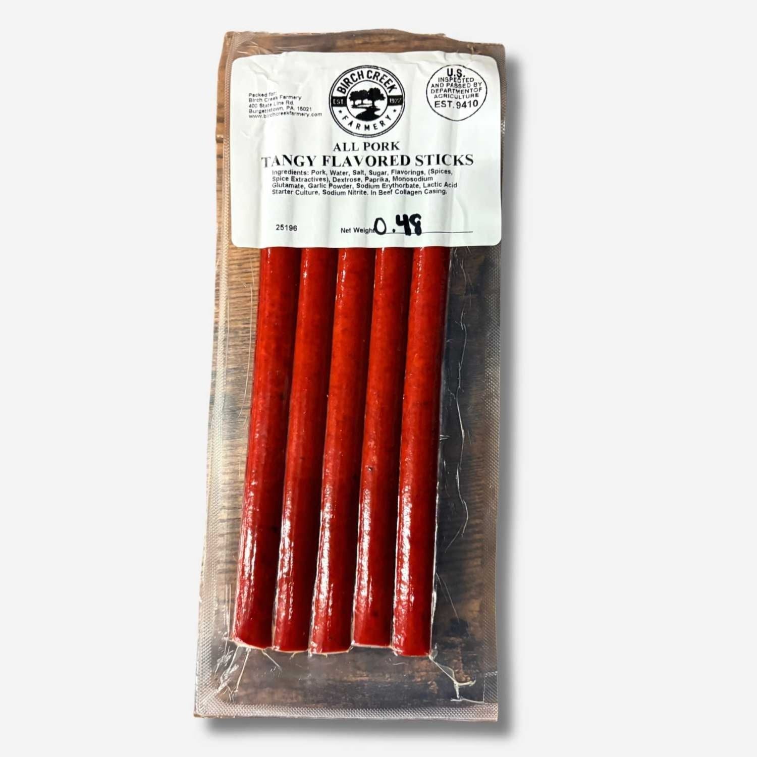 Pork Snack Sticks - Tangy