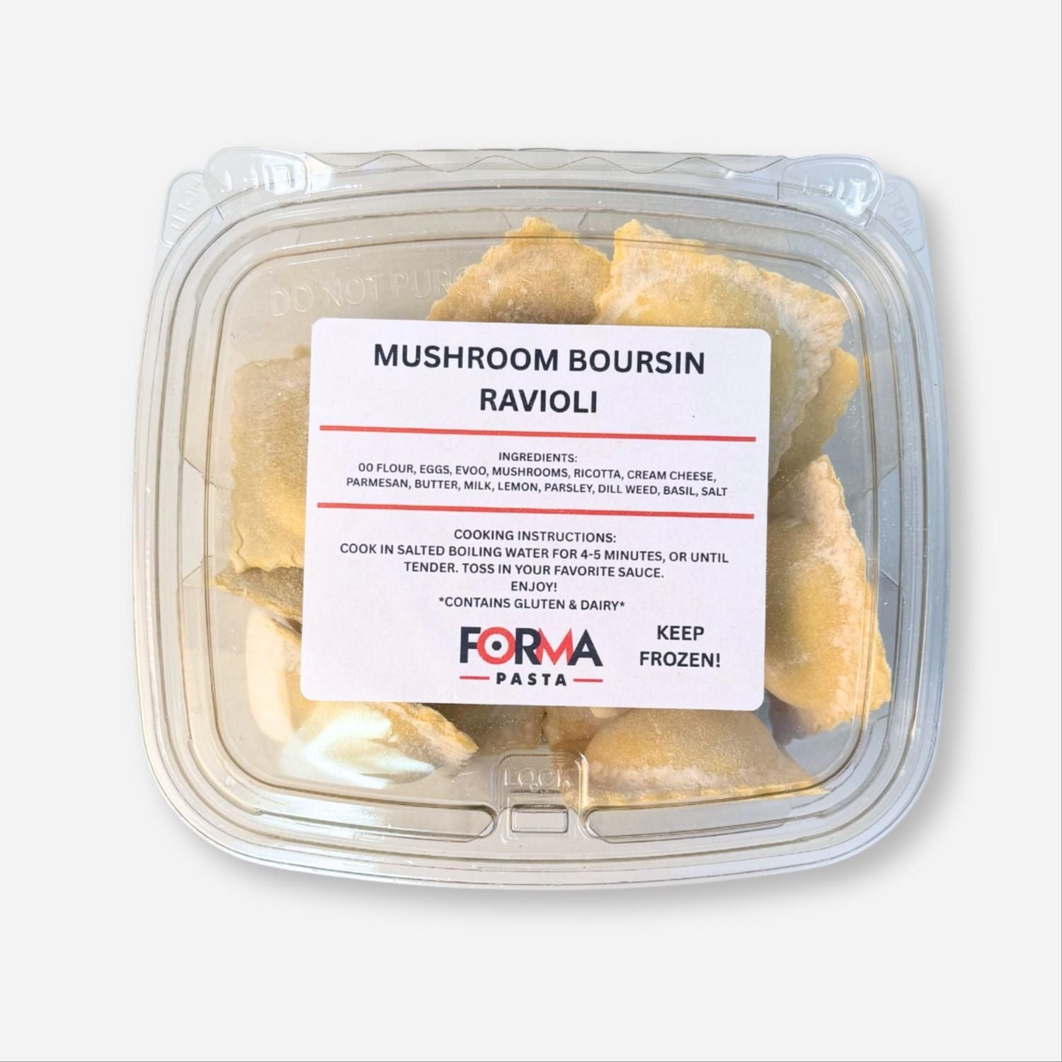 Mushroom Boursin Ravioli
