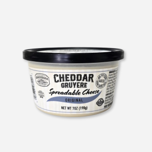 Spreadable Cheddar Gruyere Cheese