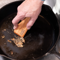 Hard Wood Cast Iron Pan Scraper