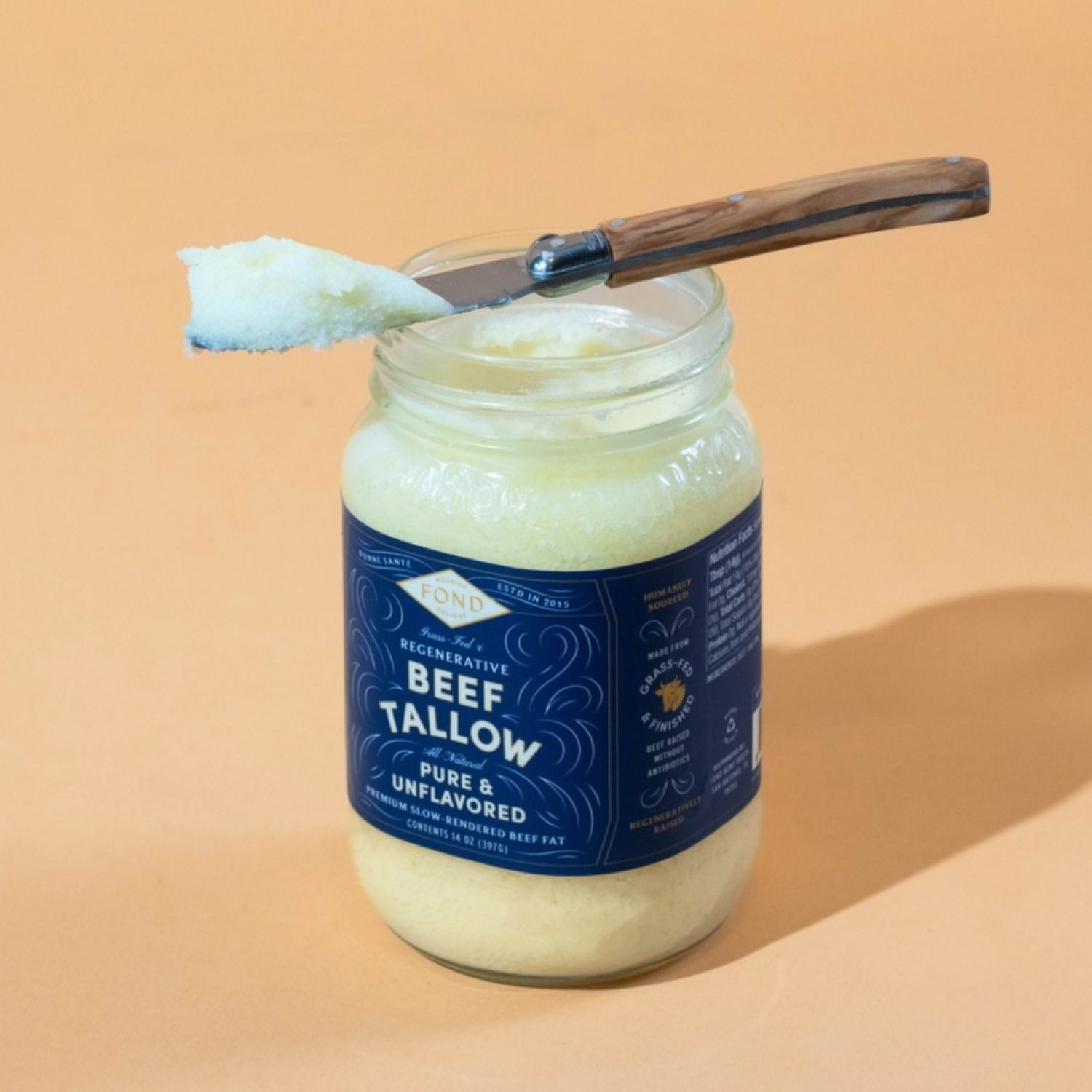Pure & Unflavored Regenerative Beef Tallow