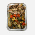 Grilled Chicken with Balsamic Glazed Vegetables