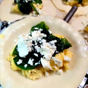 Egg, Spinach, and Feta Empanadas