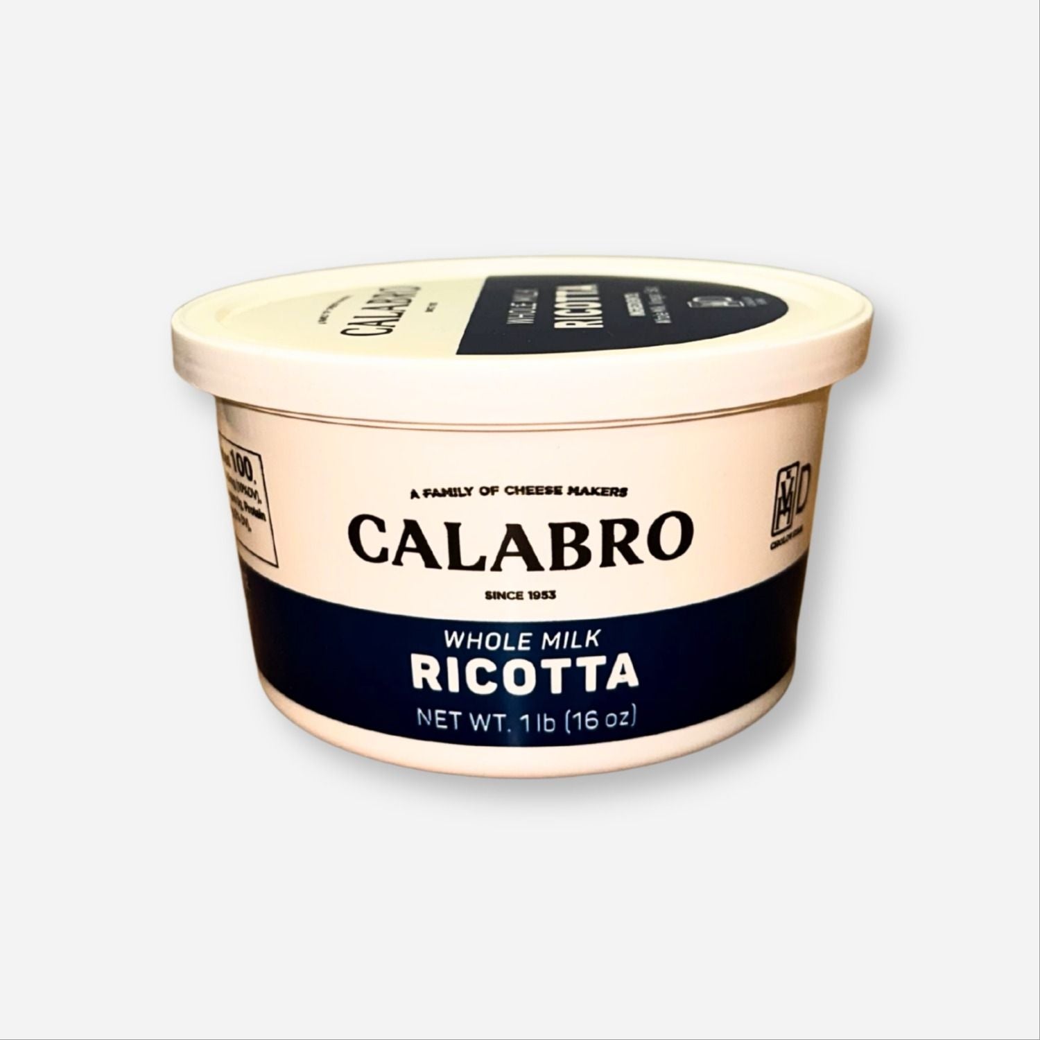 Fresh Whole Milk Ricotta Cheese