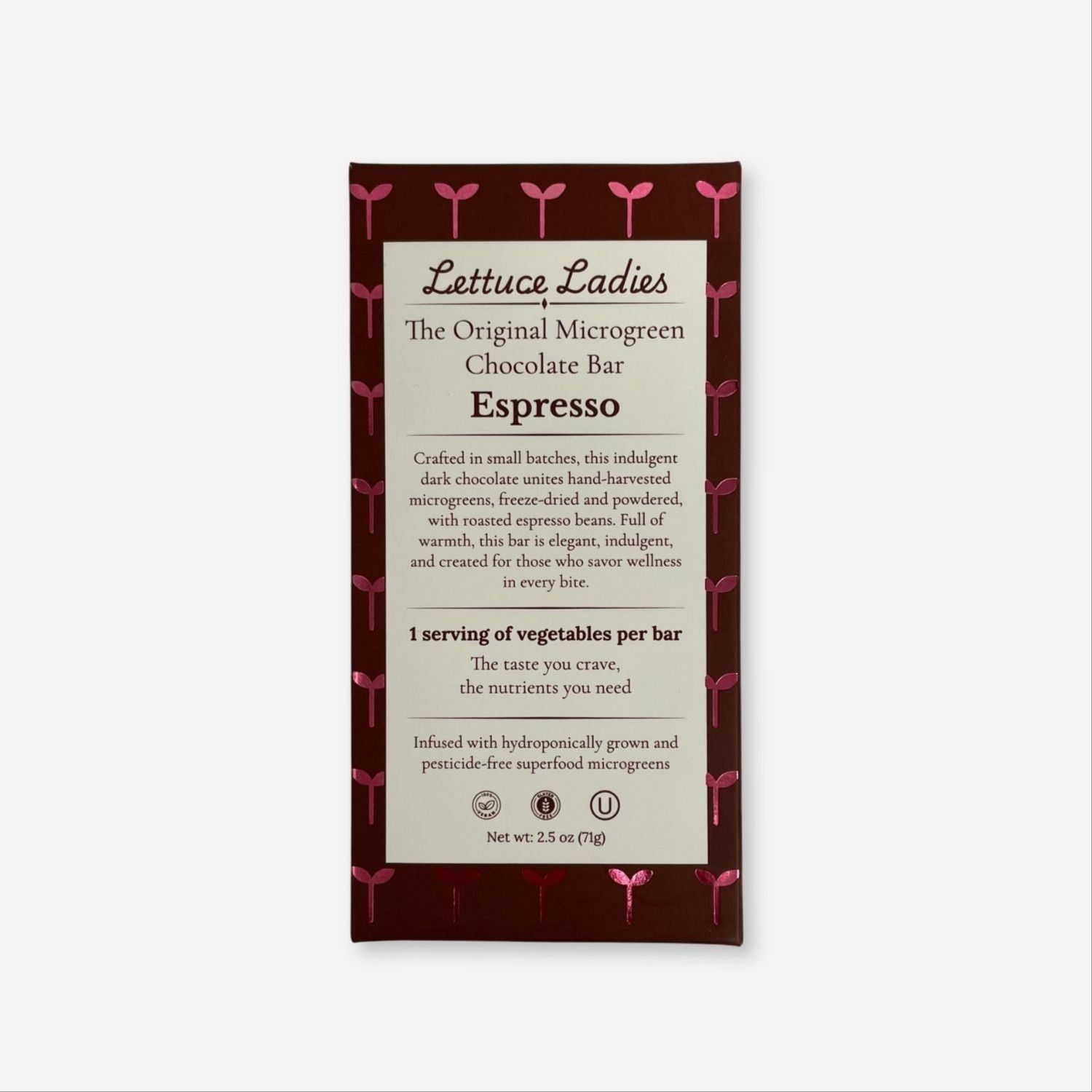 Espresso Microgreen Chocolate Bar