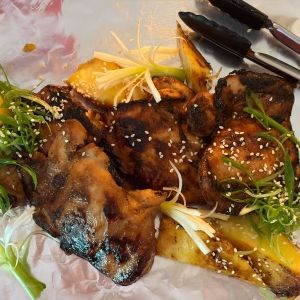 Sesame Hoisin Marinated Chicken Thighs