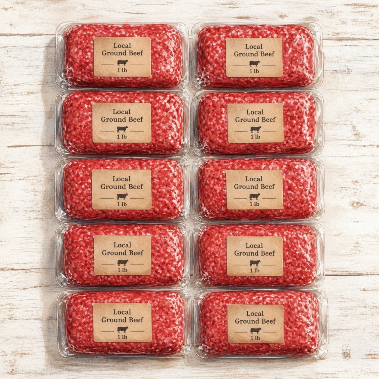 Local Ground Beef - 10 pack
