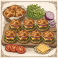 Local Cheeseburger Kit (8 Burgers)