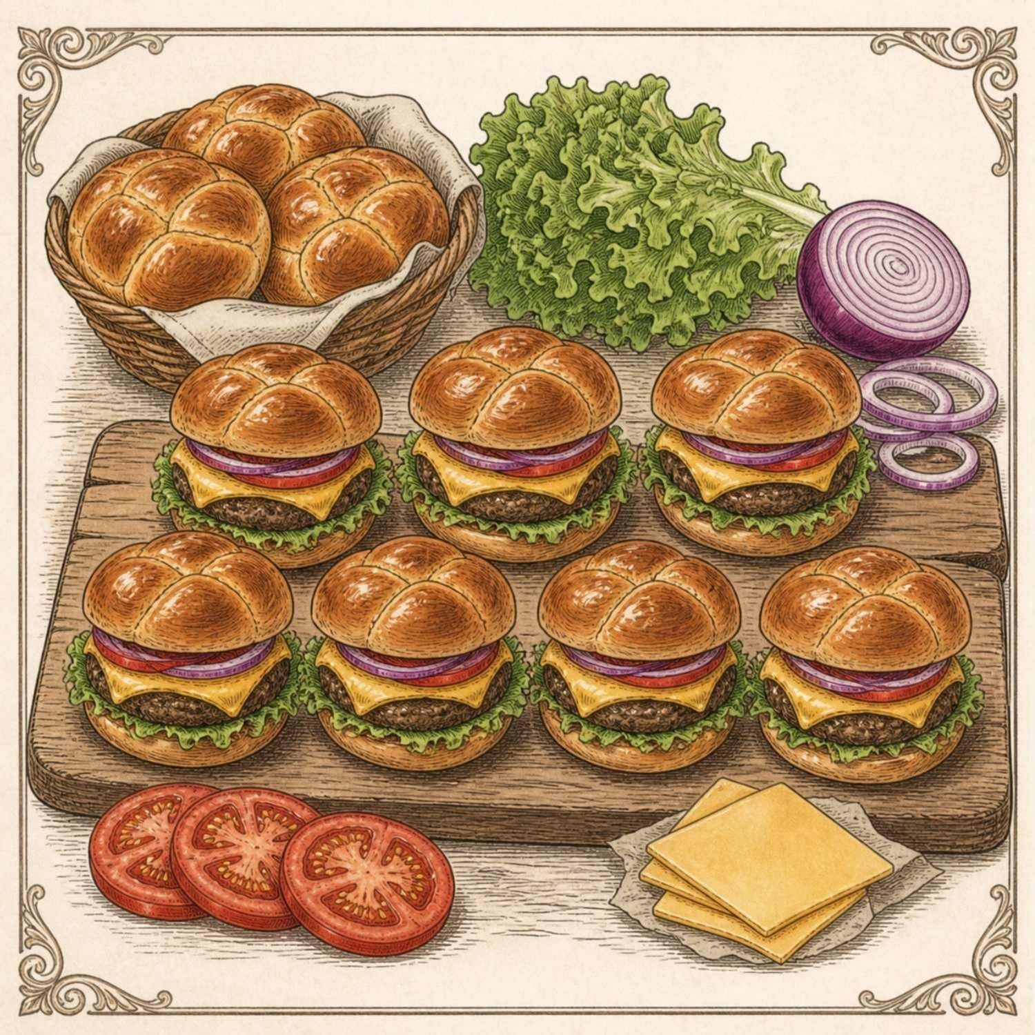 Local Cheeseburger Kit (8 Burgers)
