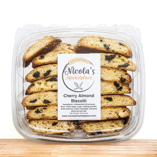 "Soft" Cherry Almond White Chocolate Biscotti