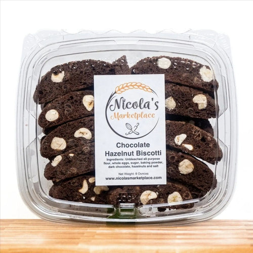 "Soft" Chocolate Hazelnut Biscotti