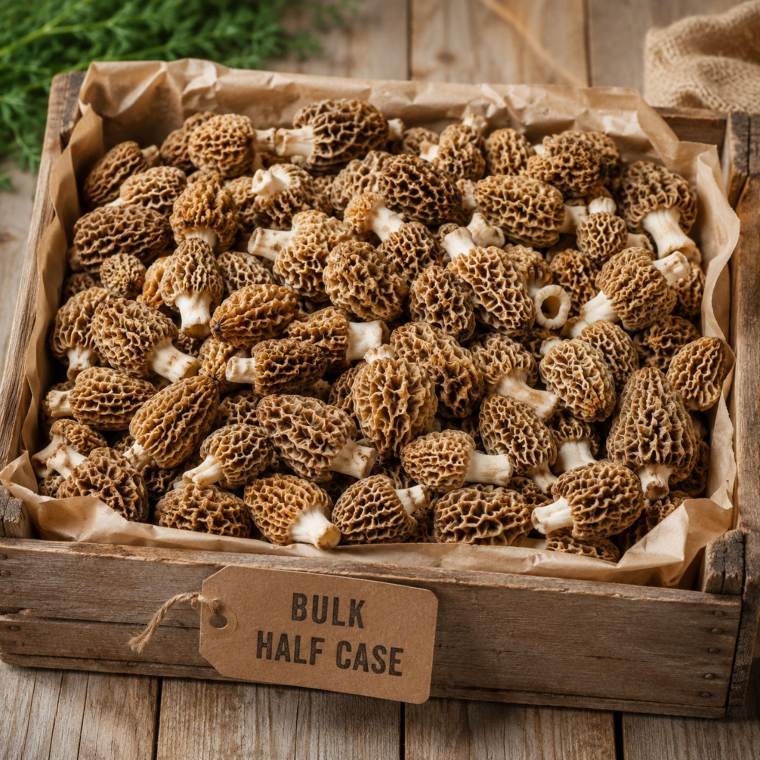 Bulk Wild Foraged Morels - Half Case